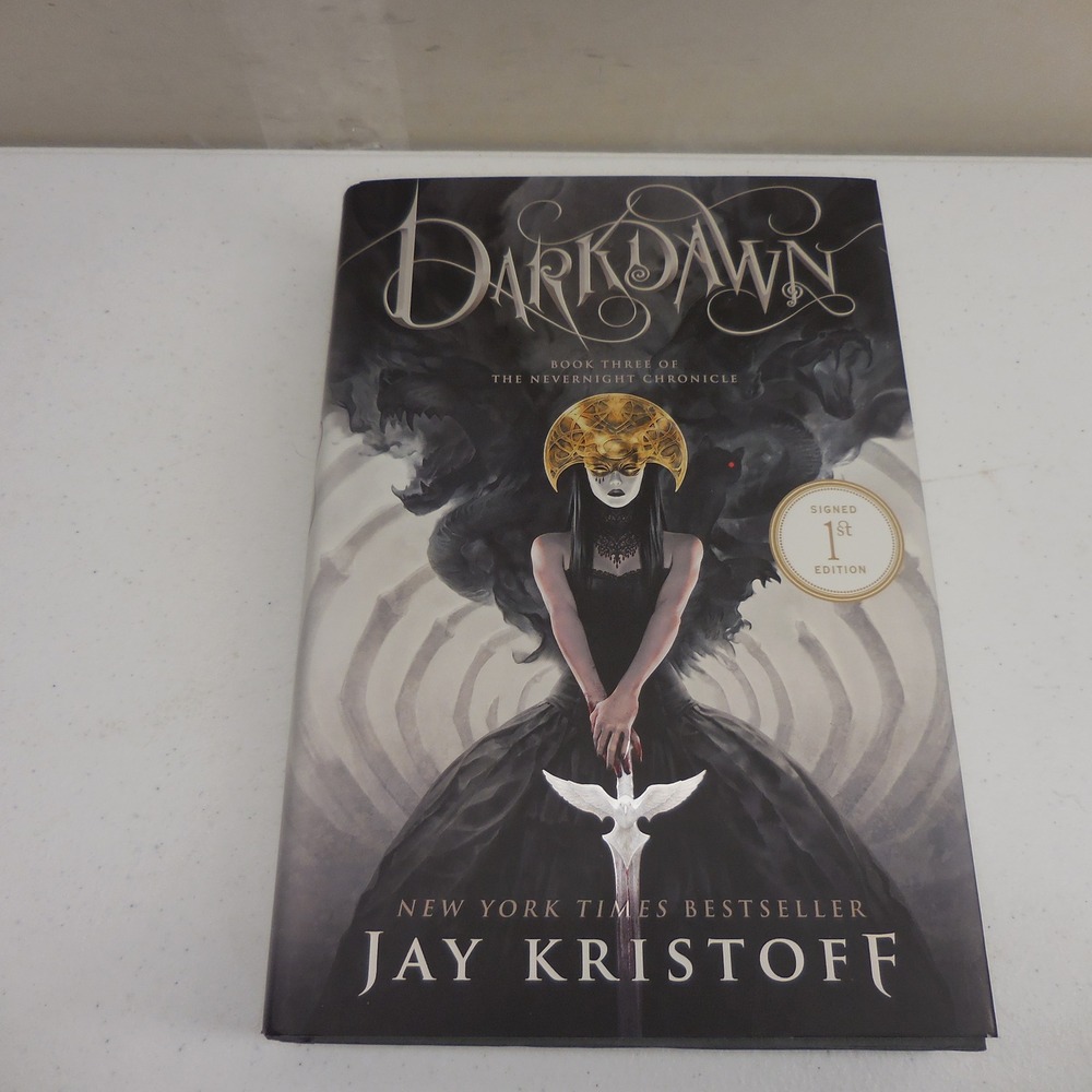 Darkdawn Jay Kristoff Signed First Edition Hardcover Nevernight Chronicle Book 3